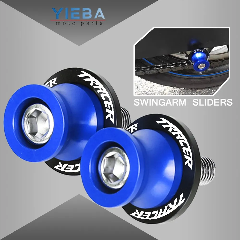 FOR YAMAHA TRACER 9 GT 700 900 Tracer700 Tracer900 2015 2021 19+ Motorcycle CNC Aluminum 6MM Swingarm Spool Stand Screws Slider