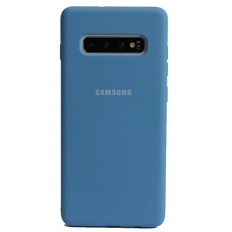 S10 Case Samsung Galaxy S10 Plus/S10e Silky Silicone Cover High Quality Soft-Touch Back Protective Shell S 10 + S10 E pouch mobile Cases & Covers