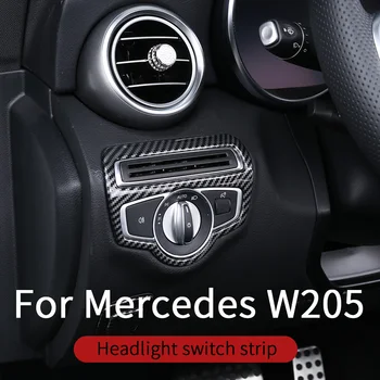 

Eadlamp switch trim For Mercedes w205 amg/ interior trim c63 mercedes c class accessories w205 Mercedes glc x253 /amg coupe