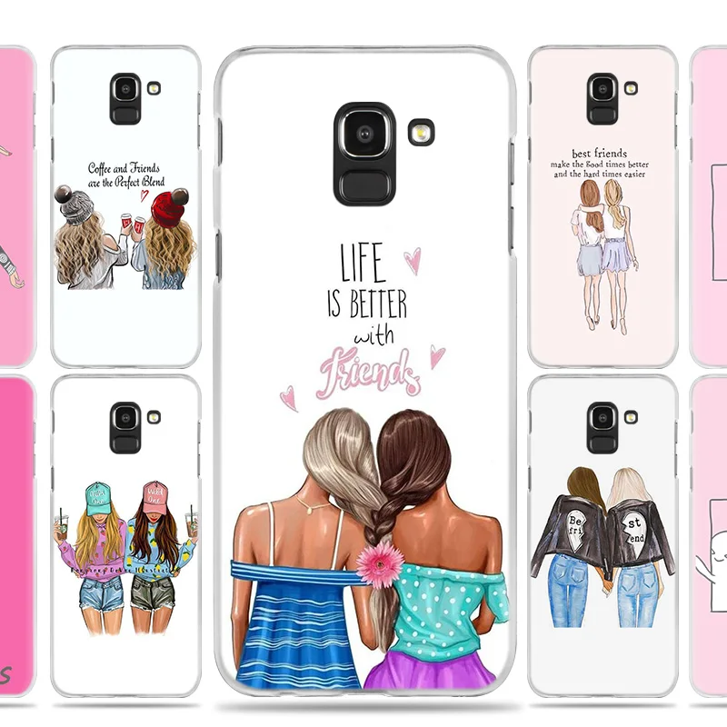 

Best Friends BFF Matching Case Cover for Samsung Galaxy A50 A80 A70 A60 A40 A30 A20 A20e A10 A9 A7 A6 Note 8 9 10 Plus 2018 5G
