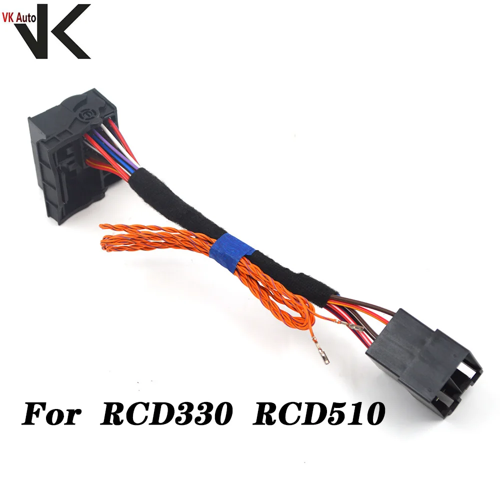 Автомобильный радиоприемник ISO адаптер кабель переключателя RCD330 RCD510 RCD310 RNS510