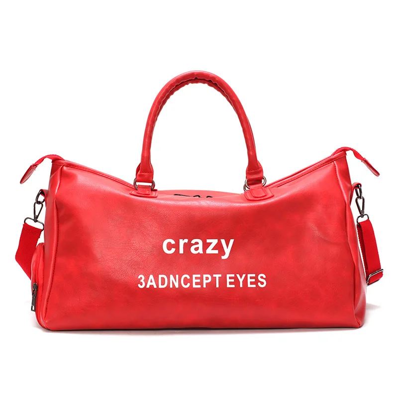 Высококачественные дорожные сумки для женщин и мужчин, водонепроницаемая большая сумка-Органайзер для путешествий, дорожная сумка, упаковка кубиков, сумки для выходных, модные сумки ручной работы - Цвет: S-red2