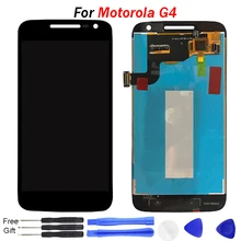 For Motorola Moto G4 LCD Display Touch Screen Digitizer Assembly For MOTO G4 Screen Replacement Parts XT1622 xt1625 LCD