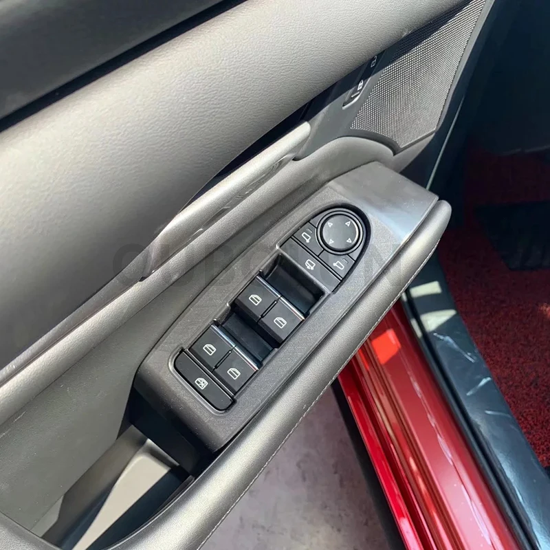 OUBOLUN для Mazda 3 M3 Axela LHD автомобиля внутренняя дверь подлокотник окно Lifer кнопка переключения крышка отделка интерьера Аксессуары ABS