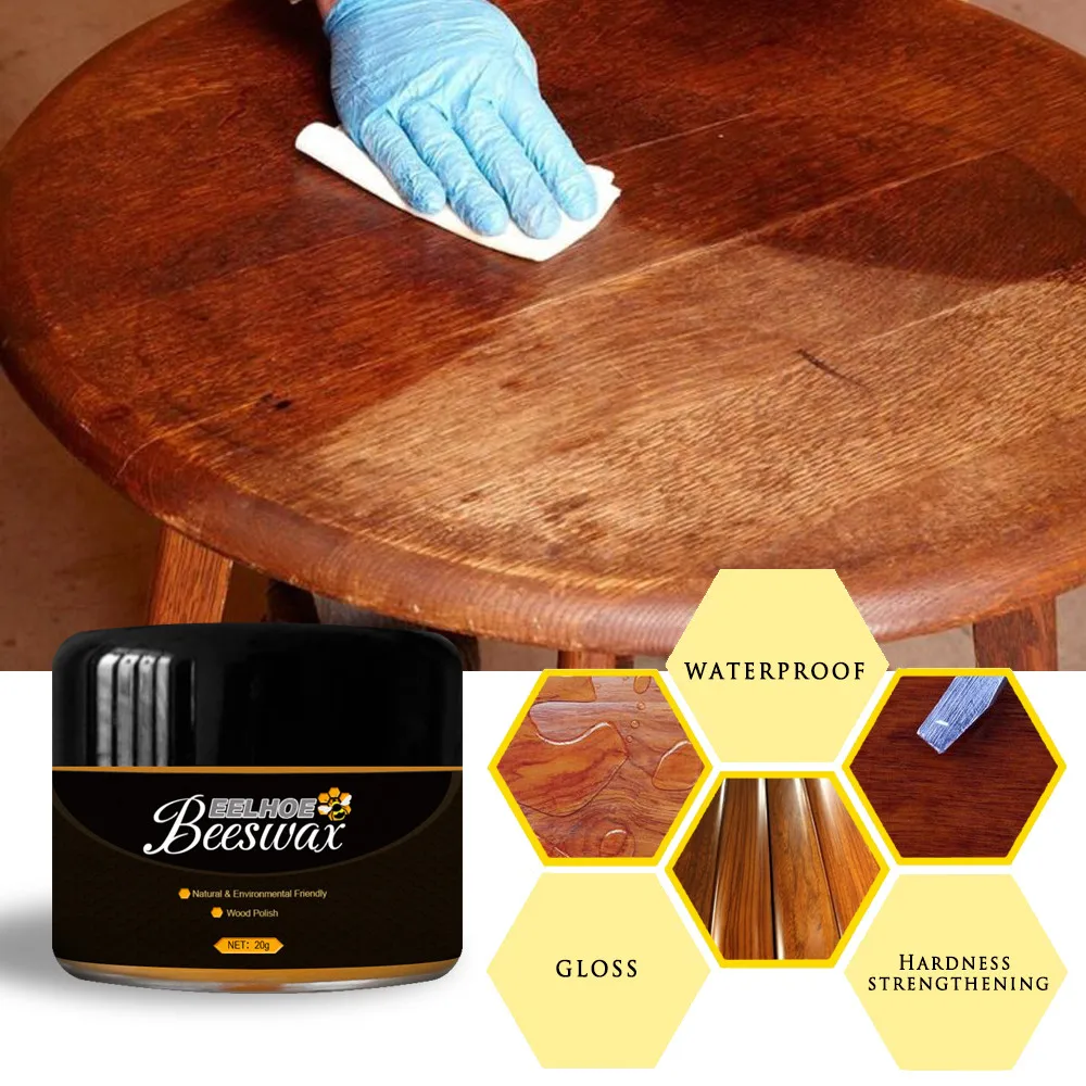 Деревянная приправа Beewax полный раствор уход за мебелью пчелиный воск домашняя