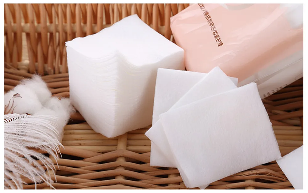 500PCS Korean Facial Organic Cotton Pads Facial Cleaning Nail Polish Remover Cosmetic Tissue Makeup Cotton Skin Care Tools (23)