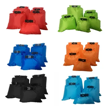 

5 pcs Set 1.5L/2.5L/3.5/4.5L/6L Outdoor Swimming Waterproof Bag Camping Rafting Storage Dry Bag With Adjustable Strap Hook New