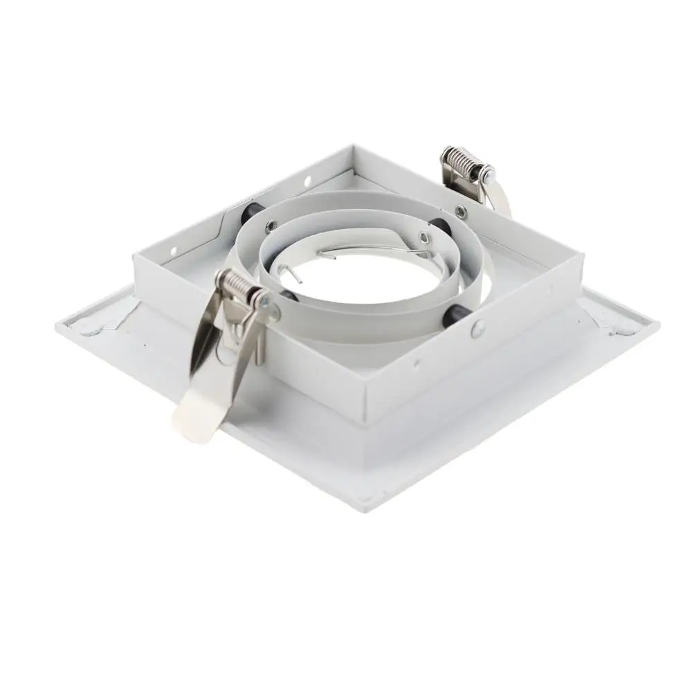 US $327.84 Frost White Led Fixture Gimbal Kits GU53 MR16 GU10 Halogen Bulb Fitting Holders
