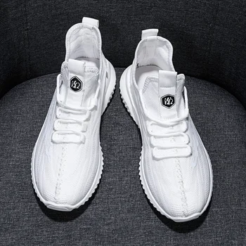 

2020 Men's Running Shoes Non Slip Fashion Breathable Sneakers Mesh Soft Sole Casual Lightweight Walking Shoes Wholesale Summer
