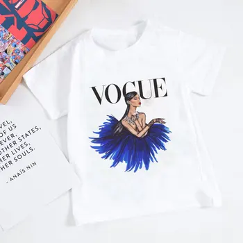 

Vogue Boys T Shirt Korean Style Cartoon Princess Print Baby Girl Clothes Funny Toddler Shirts Summer Leisure Short Sleeve Cute