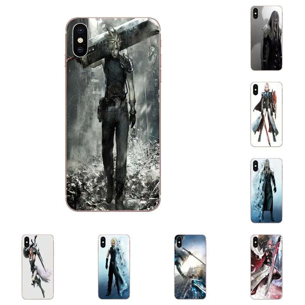 For Samsung Galaxy J1 J3 J4 J5 J6 J7 A10 A20 A20E A3 A40 A5 A50 A7 2016 2017 2018 Lovely Phone Case Comic Final Fantasy | Мобильные