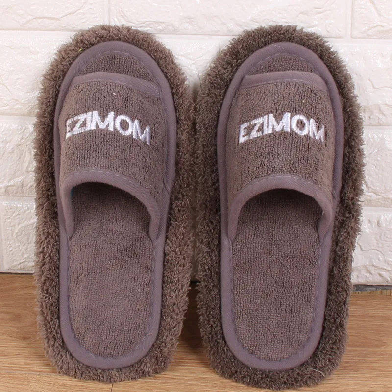 

Woman slippers Winter New Design detachable washable Floor Slippers Indoor Microfiber Cleaning Dust Wipe Mop slippers Women