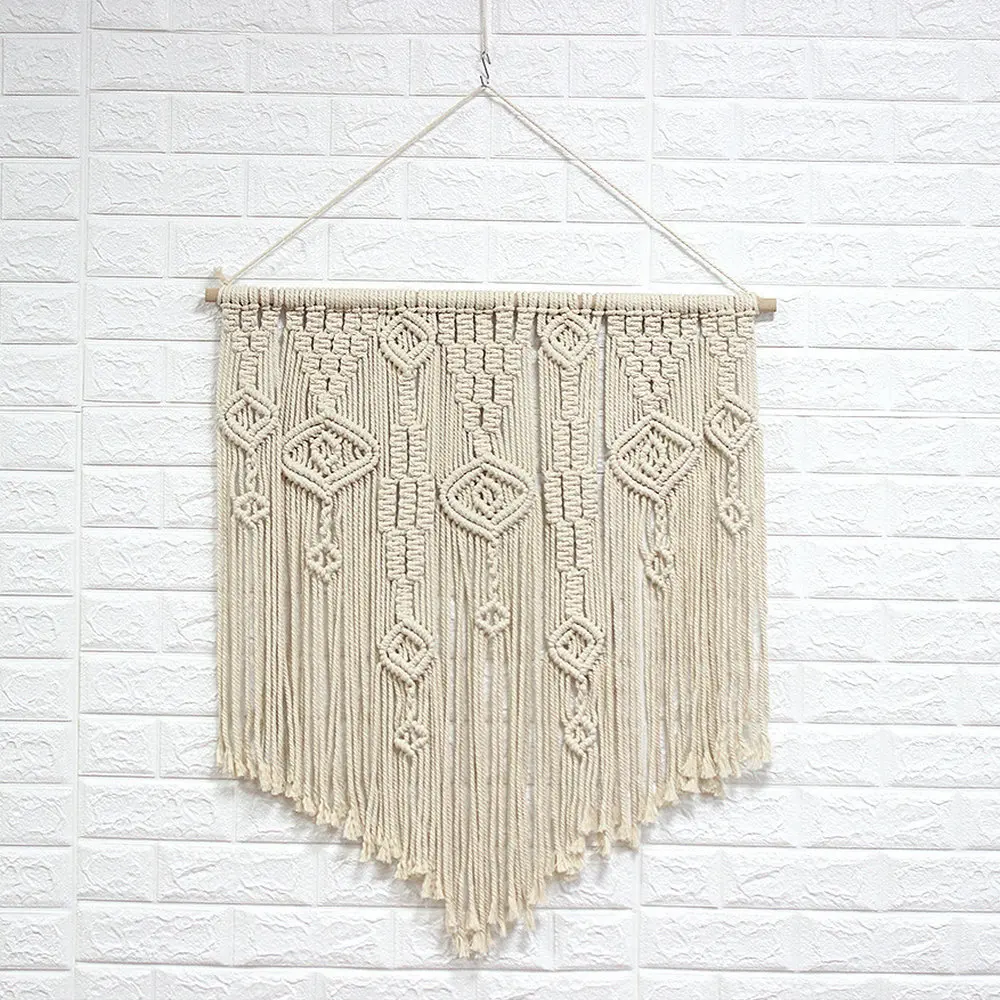 

Home Decoration Handmade Wall Hanging Tapestry Bohemian Style Background Wall Tapestry Geometric Home Decor Handicraft Gift