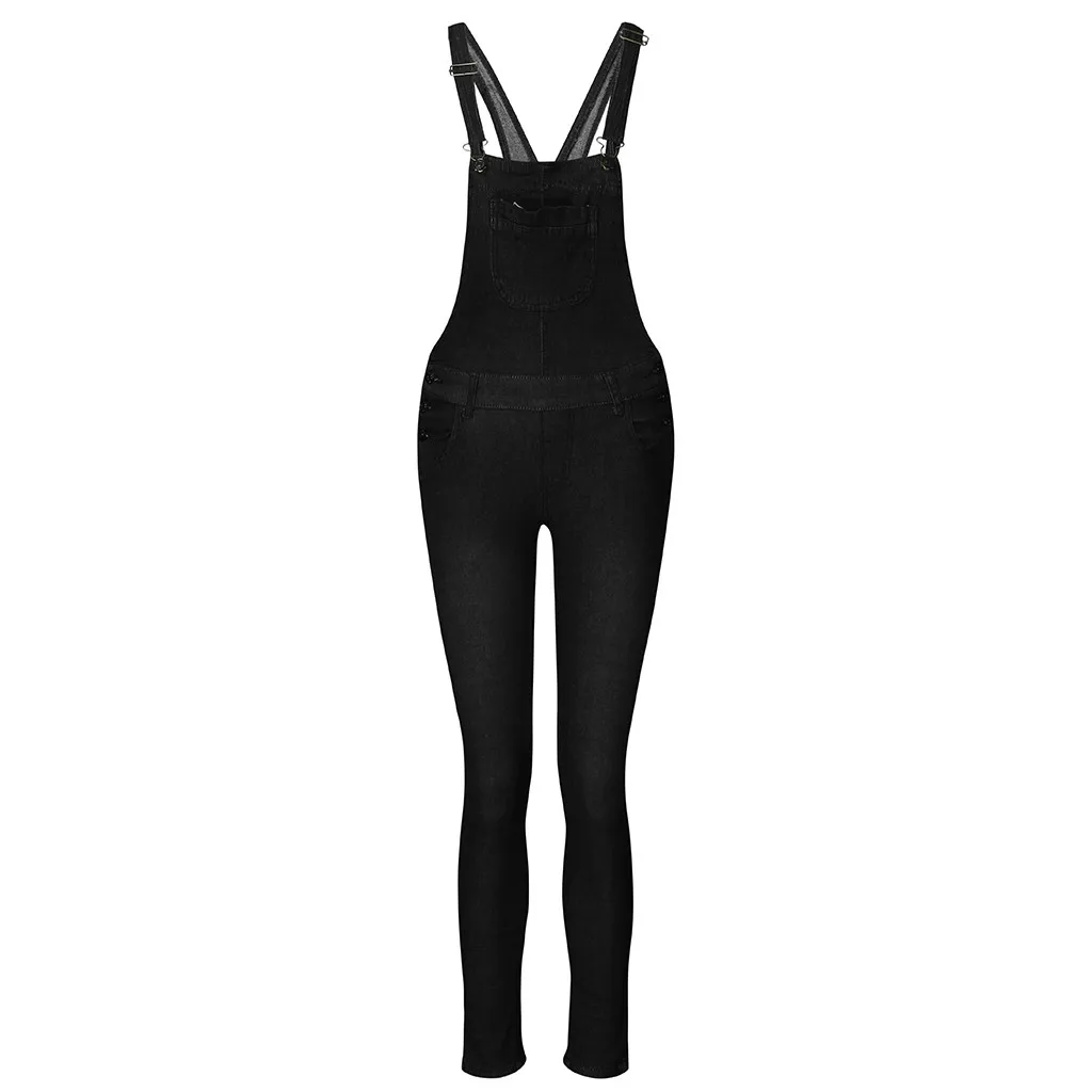 black mom jean overalls