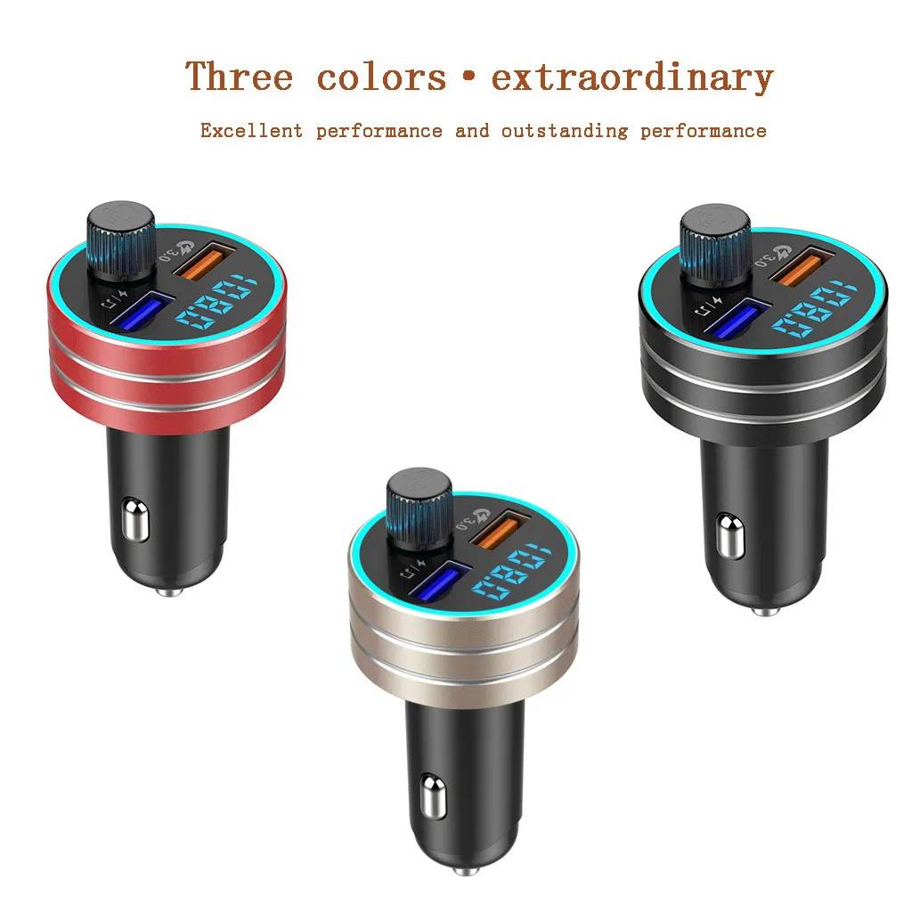 Лидер продаж 2019 года Автомобильный MP3-плеер Qc3.0 с двумя Usb-портами и Bluetooth 5 0