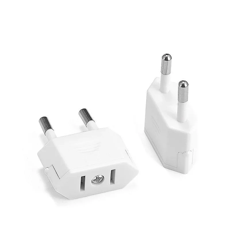 EU Plug Adapter CN US To EU European Electrical Socket Power Adapter Pure Copper 2 Round Pin Euro Europe Power Plug Converter power supply adapter