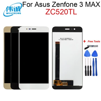 

WEICHENG 5.2'' For Asus Zenfone 3 Max ZC520TL Display LCD Touch Screen Digitizer Assembly ZC520TL LCD Display +Free Tools