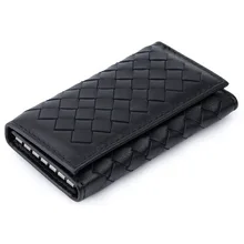 Сумка для ключей из натуральной кожи высокого качества из овечьей кожи, многофункциональная простая Портативная сумка унисекс для мужчин и женщин