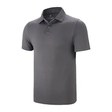 Премиум Серебряное волокно Поло рубашка для мужчин анти-Радиационная рубашка с короткими рукавами дышащая деловая мужская прочная шелковистая рубашка