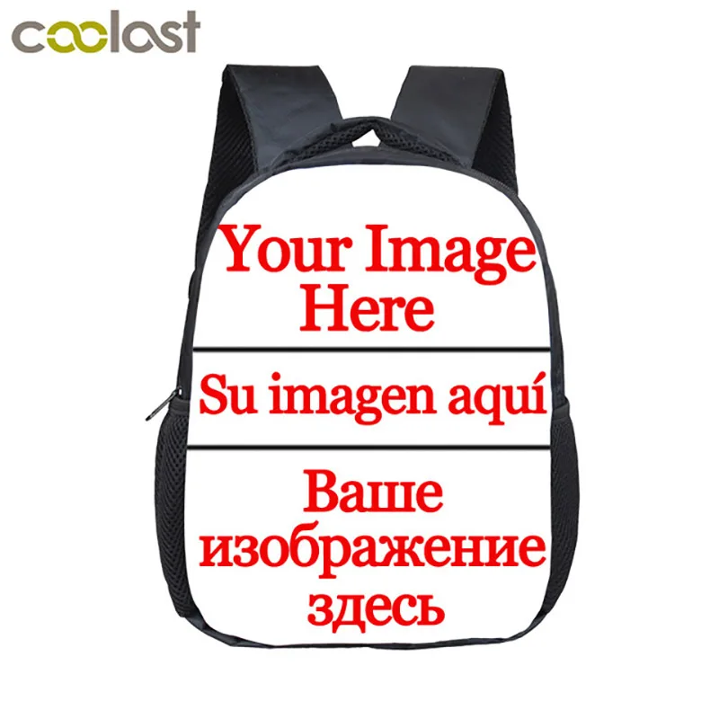 Kindergarten Backpack Gift-Bags Your-Logo-Name Customize Toddlers Kids Children Cartoon