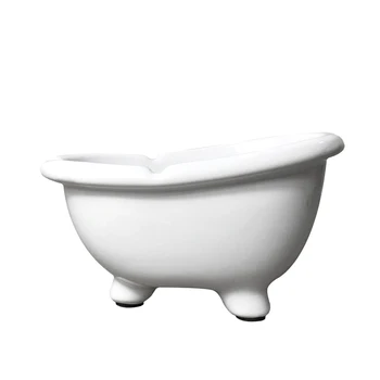 

1Pcs Soap Holder Ceramic Simple Multi Usage White Soap Dishes Soap Box for Shower Bathroom Bathtub Counter Top Kitchen A30