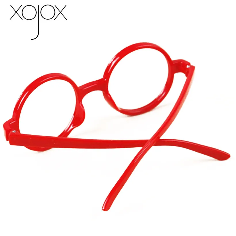 XojoX, детские круглые очки, оправа, модный дизайн, для мальчиков и девочек, декоративная оправа, очки, простые очки, оправа для детских очков