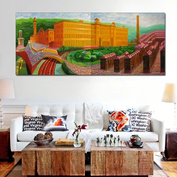 

David Hockney Winter Timber Oil Painting Huge Sizes Giclee Poster Print on Canvas for Wall Painting Canvas Painting Home Décor