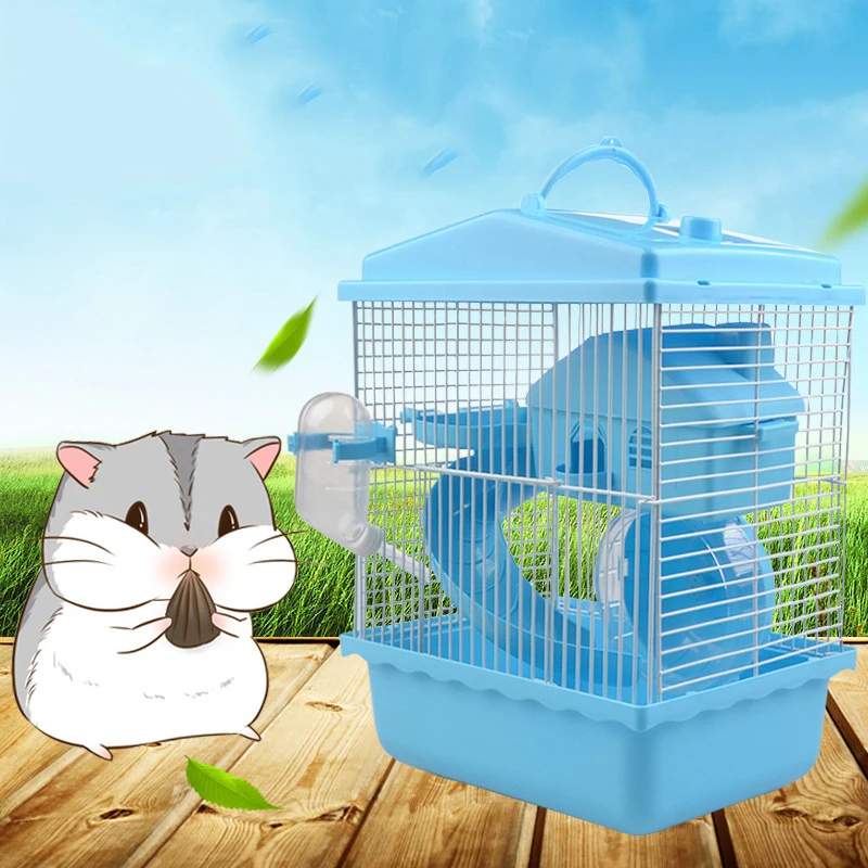 

Pet Cage Hamster Cage Hamster House Double Layer House For Hamster Pet Animal Cave Nest Pet House Products