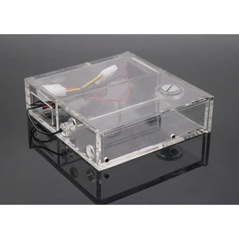 

For Pc CPU Computer Water Tank Universal Accessory Heat Resistant Transparent Acrylic Single Drive Easy Install Liquid Cooling