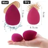 10/20/50Pcs Cosmetic Puff Women's Foundation Makeup Sponge Beauty Face Cosmetics Blending Sponge Water Drop Shape Makeup Puffs 6
