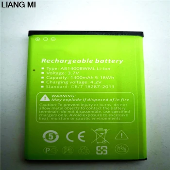 

3.7V 1400mAh AB1400BWML cell phone battery For iNEW U1 mobile phone with phone stander for gift