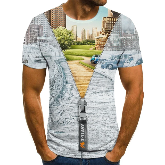 2021 Summer 3D Printed Jacket Suit Fake Pattern T-shirt Fashion Trend Funny Sweatshirt Boy Personalized Casual Shirt TX-QT-0758