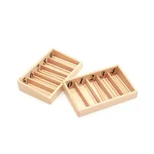 Boîte à broches en bois Montessori, jouets d'apprentissage des mathématiques pour enfants, jouets éducatifs pour l'apprentissage préscolaire