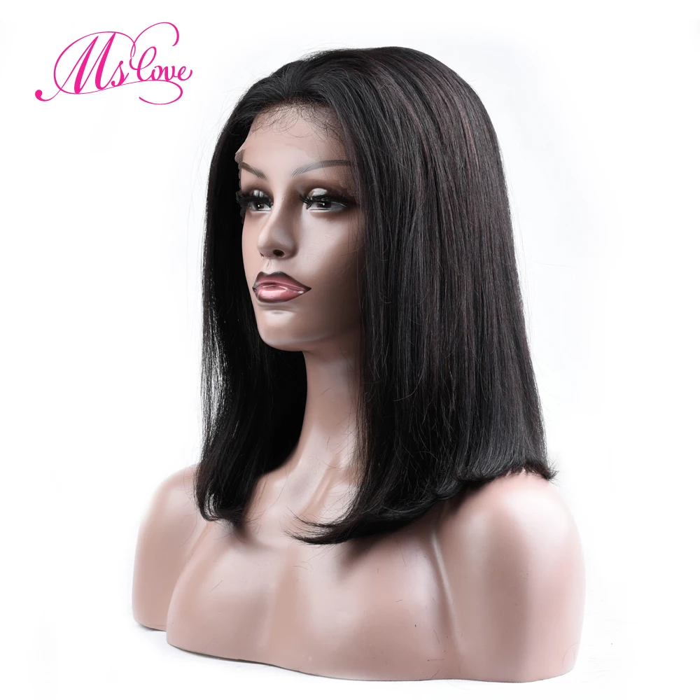 renda reta bob com cabelo de bebê