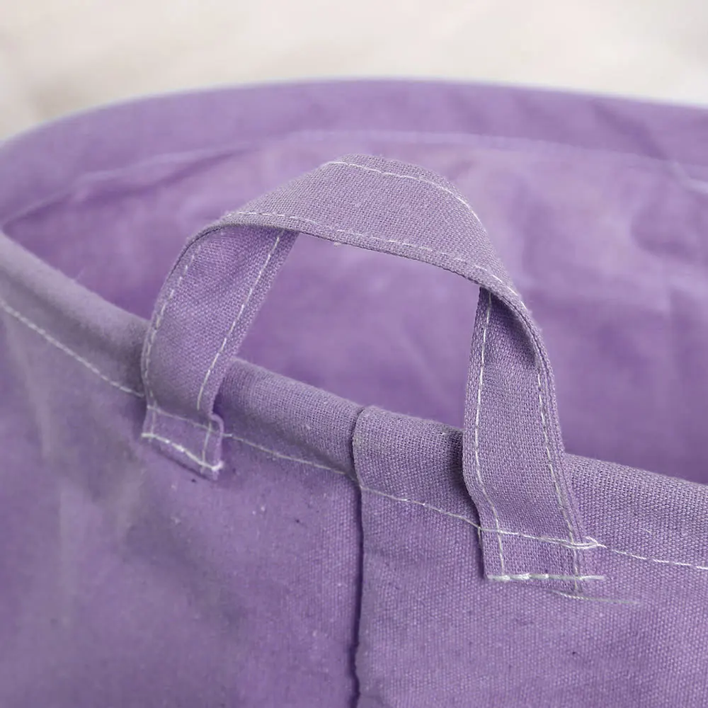 PE Coating Sundries Receiving Barrel Cotton Linen Dedroom Desktop Stationery Storage Office Storage Bag Multi-Function