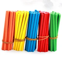 100pcs Colorful Bamboo Sticks 1