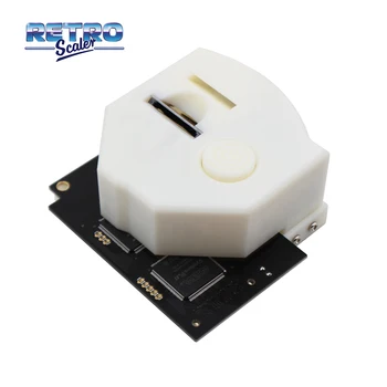 

RetroScalerDC V5.15b GDEMU Optical Drive Simulation Board for SEGA DC Game Console and white 3D print mount kit for GDEMU