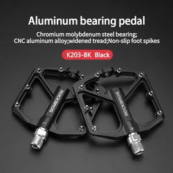 ROCKBROS Ultralight Non-Slip Aluminum Alloy Bicycle Pedals (K203-BK)