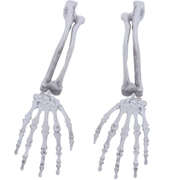 

Plastic Skeleton Arms Witch Hands Haunted House Escape Horror Props Halloween Decorations