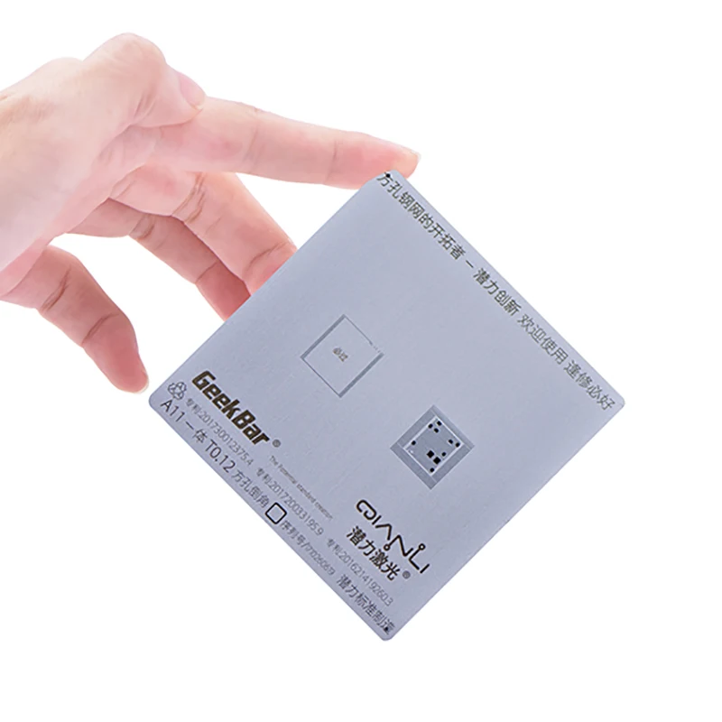 QIANLI imported planting tin steel mesh Apple mobile phone repair tool A8 A9 A10 A11 CPU laser cutting planting tin square mesh QIANLI imported planting tin steel mesh Apple mobile phone repair tool A8 A9 A10 A11 CPU laser cutting planting tin square mesh