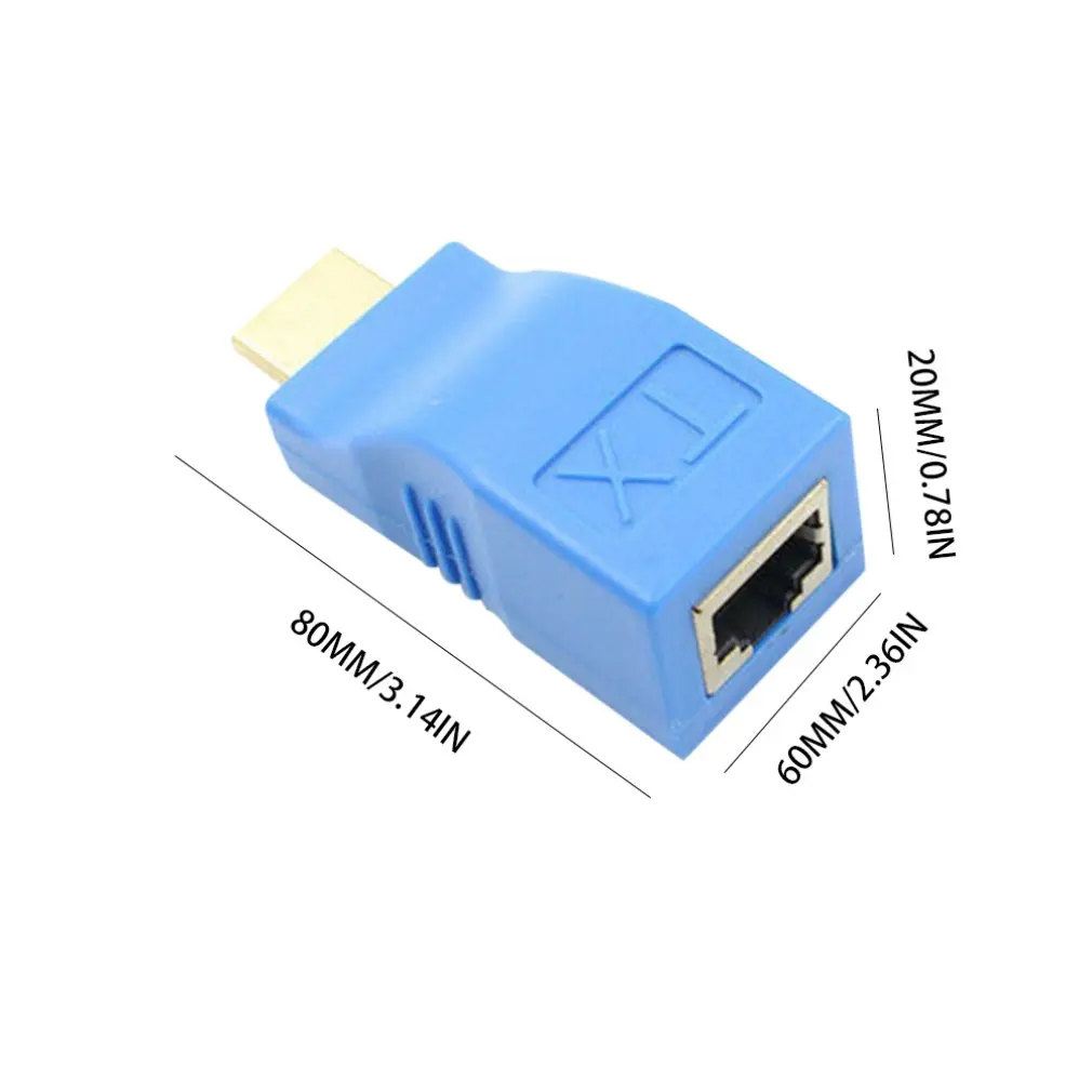 1080P hdmi-удлинитель Протокола по сети Cat 5E/6 к Rj45 Lan Ethernet адаптер Ky Two Hdmi расширители упакованы