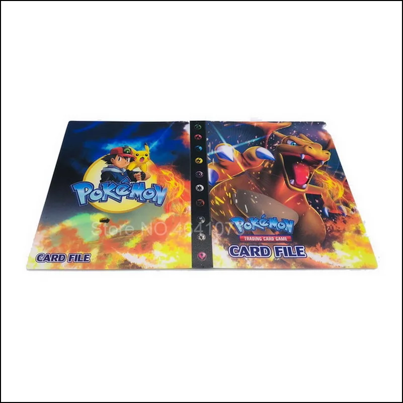 240 шт. держатель Альбом игрушки коллекции 80 шт. pokemones карты Альбом Книга Топ загруженный список игрушки подарок для детей