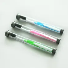 Оральная больница настраиваемая зубная щетка футляр для путешествий трубка-стоматологическая клиника только бамбуковый уголь десен щит щетка ручка Надпись Логотип