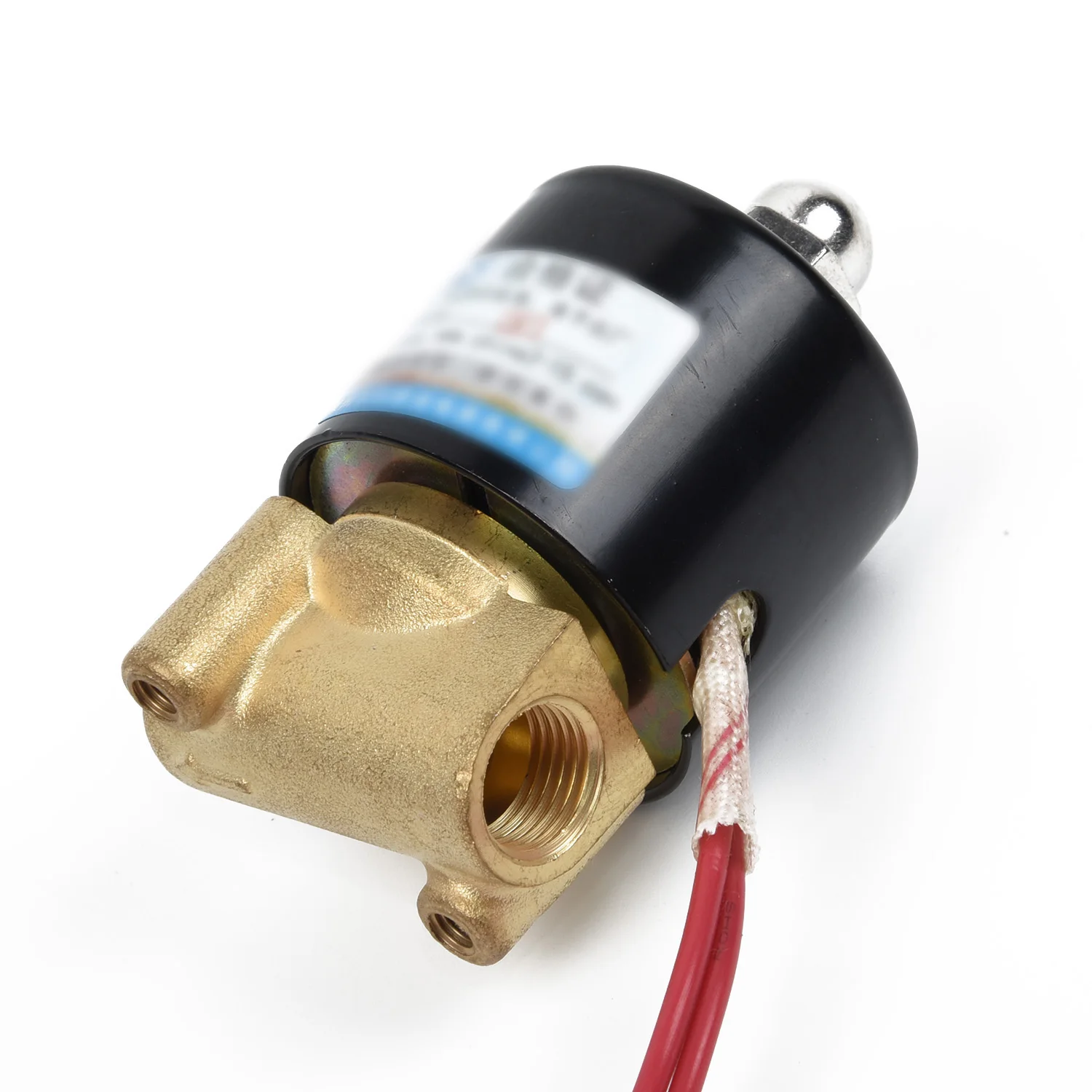 AC 220V DC 12V/24V G1/2 Solenoid Electric Pneumatic Valve For Water Oil Air 1x