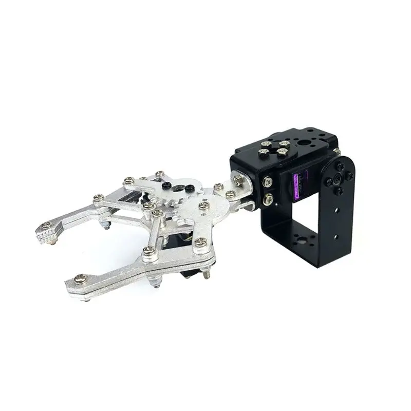 

2 DOF Aluminium Robot Arm Clamp Claw Mount Kit For Robotic Manipulator Paw DIY RC Toy Remote Control Y51E