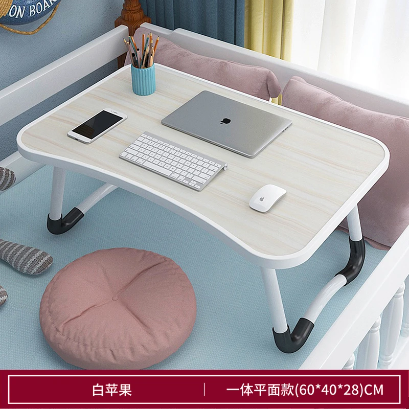 Office Furniture discount Computer Desk Bed Desk Simple Rental Home Bedroom Folding Table Student Dormitory Writing Desk Lazy Fellow Small Table l shaped desk