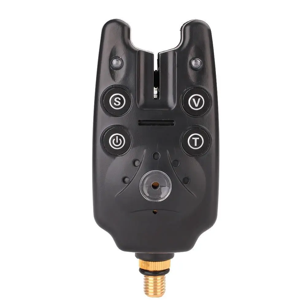 Fishing Alarm Outdoor Tool Carp Kit Pole Black Gadget Electronic Adjustable Tackle Alarming Accessory