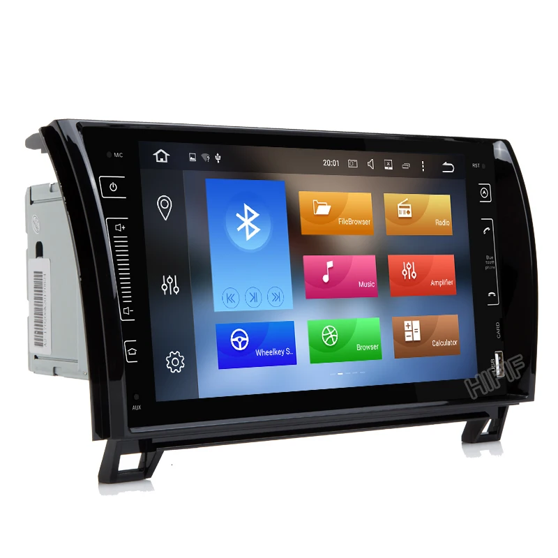 Discount DSP Eight Core Android 9.0 Car Radio GPS Navigation Central Multimedia for Toyota Sequoia Tundra 2007 2008 2009 2010 2011 2012 1