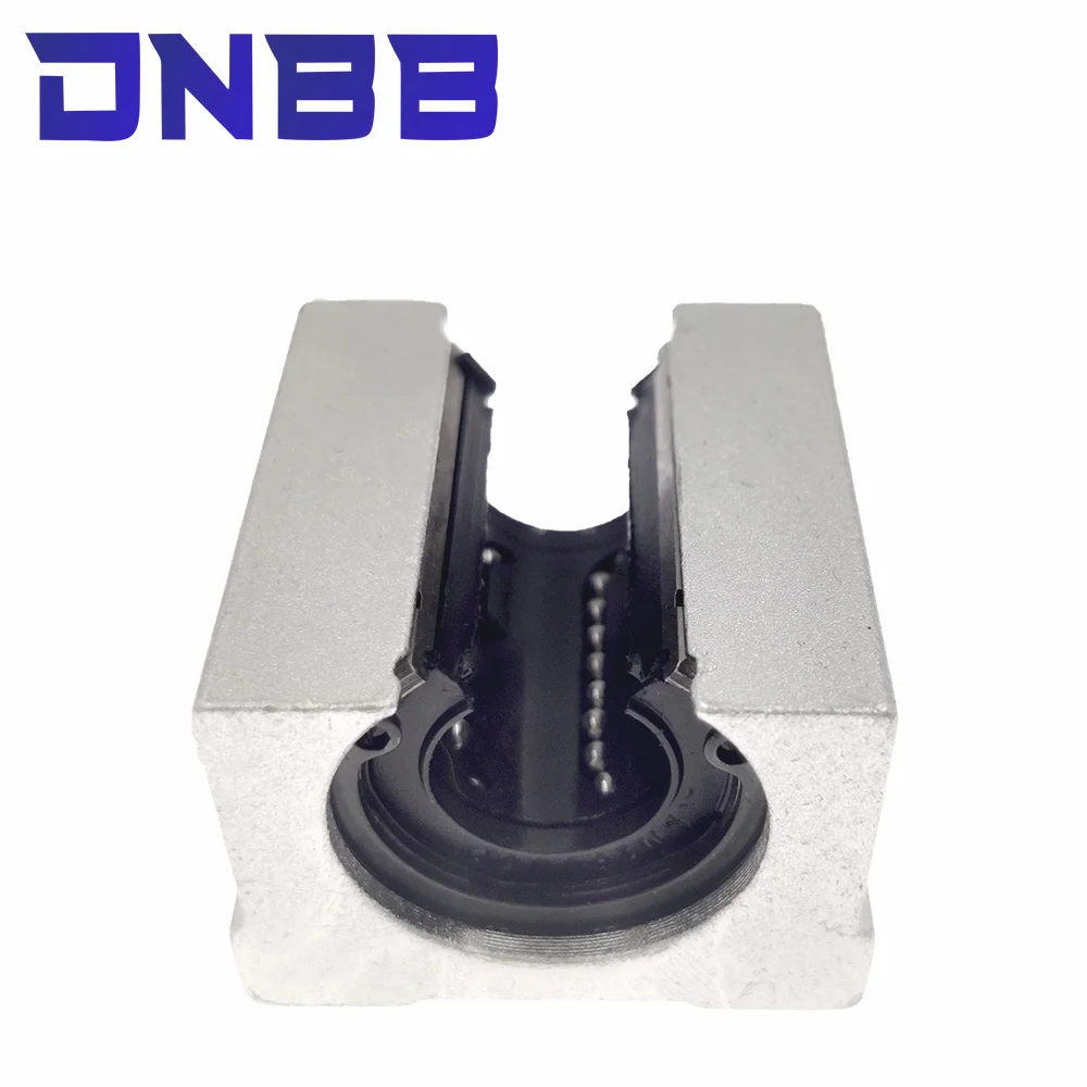 BRDI16858 Bearings 1Pcs /Lotsbr10uu SBR12UU 16UU 20UU 25UU 30UU 50UU Linear Ball Bearing Block Slide Block for CNC Router 3D Print Part 