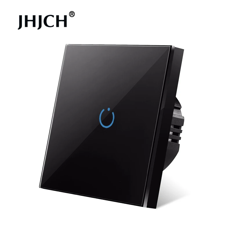 Сенсорный переключатель JHJCH стандарт ЕС стеклянная панель сенсорный 220 В